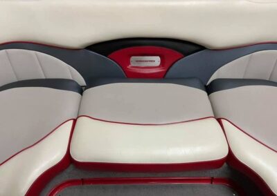 A sitting seat of boat